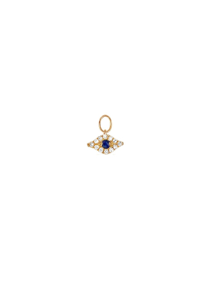 Ef Collection Diamond Evil Eye Huggie Charm