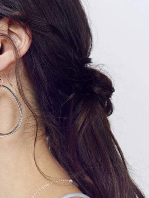 Tri-toned Multi-hoop Earrings