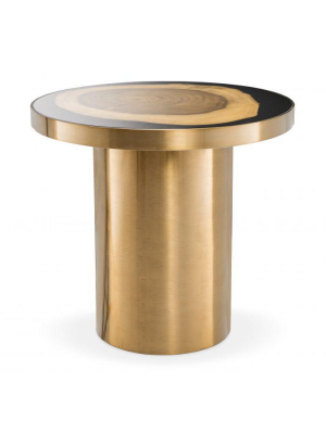 Eichholtz Concord Side Table - Gold & Black