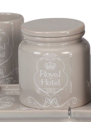 Royal Hotel Jar Taupe - Creative Bath