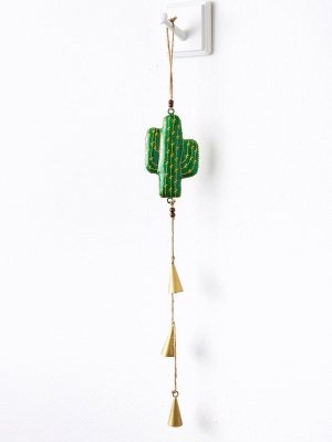 Henna Treasure Bell Chime - Cactus