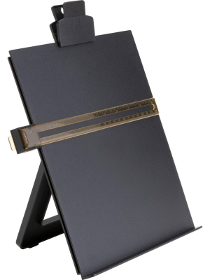 Business Source Document Holder Easel Adj Clip 10-7/8"x1-5/8"x13-3/4" Bk 38952