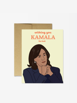 Kamala Wish The Best Card - Pm4