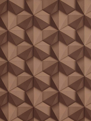 Geo Modern Wallpaper In Brown From The Loft Collection By Burke Decor