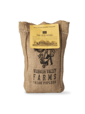 Wabash Popcorn In Burlap, 2lbs