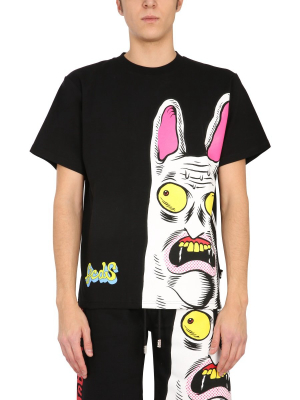 Gcds Rabbit Hole Print T-shirt