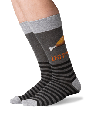Men's Leg Day Crew Socks