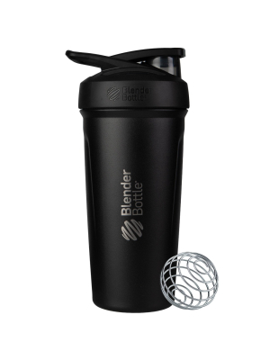 Blenderbottle 24oz Strada Stainless Steel Water Bottle - Black