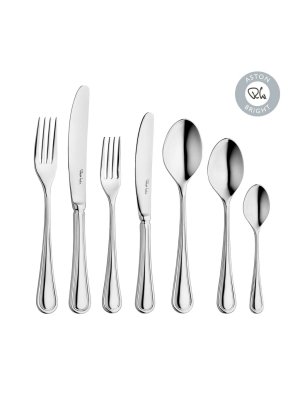 Aston Bright Cutlery Set, 84 Piece For 12 People