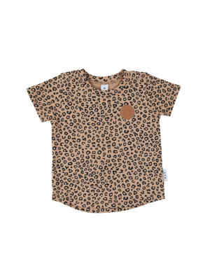 Huxbaby Animal T-shirt - Caramel