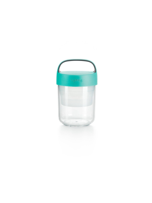 Lekue 14 Oz To Go Jar - Turquoise