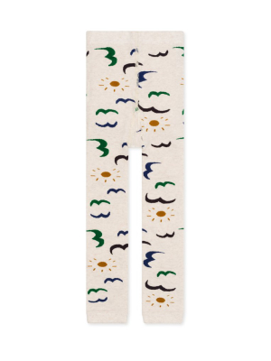 Kids Oatmeal Mini Sea Legging