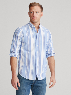 Classic Fit Striped Oxford Shirt