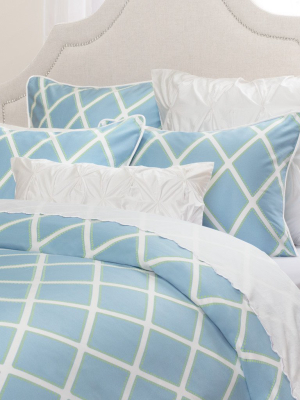 Blue Avery Duvet Cover