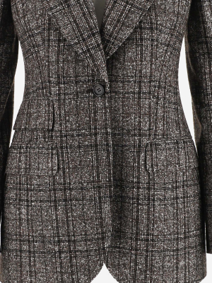 Dolce & Gabbana Checked Single-breasted Blazer