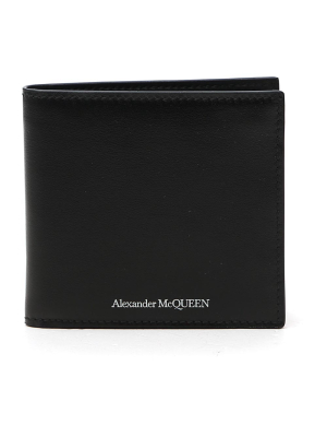 Alexander Mcqueen Logo Billfold Wallet