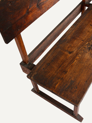 Antique Chestnut Benches