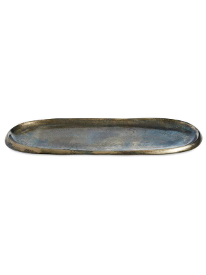 Julia Knight Eclipse 14" Tray In Steel Blue