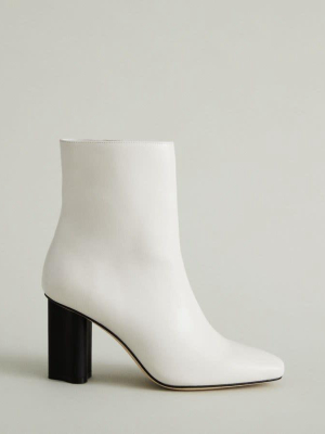 Lisa Heeled Leather Ankle Boot