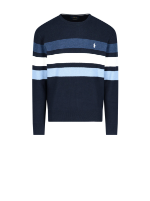 Polo Ralph Lauren Logo Striped Sweater