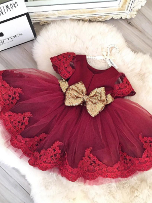 Princess Julia Dress (burgundy)