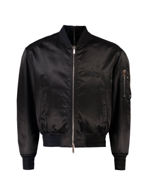 Dior Homme And Judy Blame Embroidered Bomber Jacket