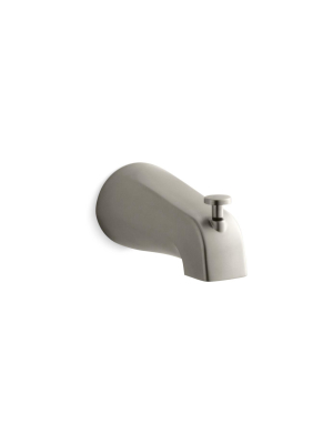 Kohler K-15136-s Classic Diverter Bath Spout With Slip-fit Connection From Coralais Collection