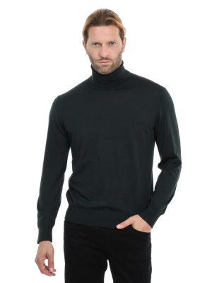 Z Zegna Roll Neck Knit Jumper