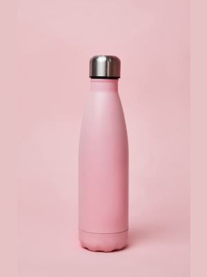 Pink Metal Water Bottle