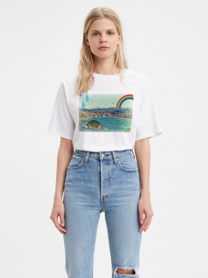 Graphic Boxy Tee Shirt