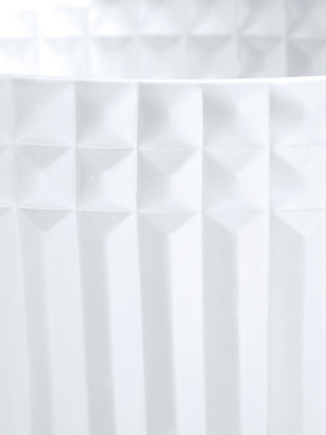 Devon Wastebasket White - Allure Home Creations