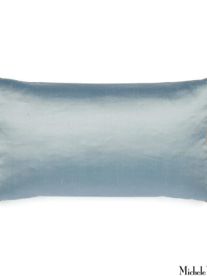 Silk Dupioni Pillow Sapphire 12x22