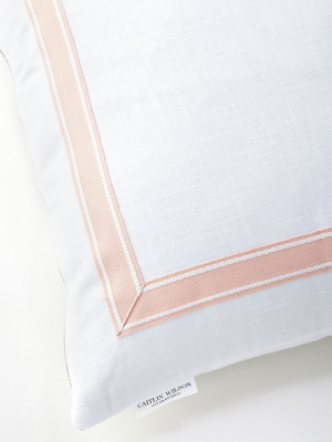 Caitlin Wilson Ribbon Trim Pillow