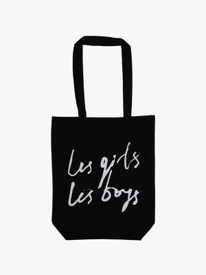 Les Girls Les Boys Tote Bag Black