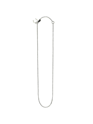Convertible Rolo Chain Necklace Sterling Silver