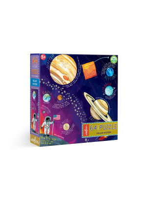 Eeboo 64 Piece Solar System Puzzle