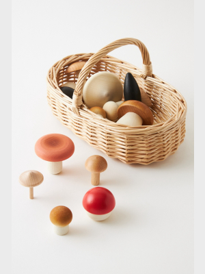 Forest Mushrooms Basket Toy Set