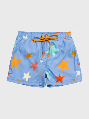 Pepita&me Boys' Star Volley Swim Trunk