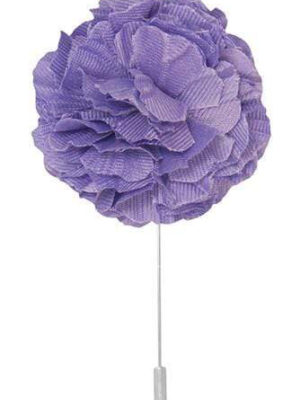 Cotton Lapel Pin - Lavender