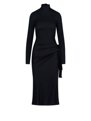 Dolce & Gabbana High-neck Midi Dress