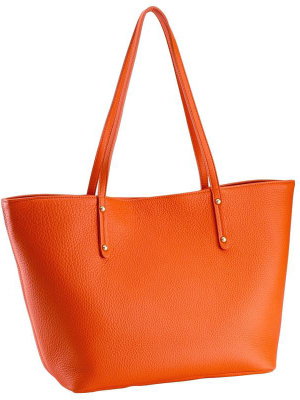 Gigi New York Orange Taylor Tote Bag