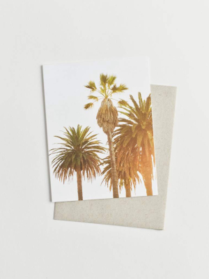 Golden Palms Card