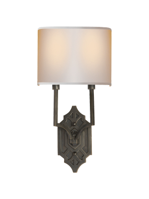 Silhouette Fretwork Sconce In Various Colors