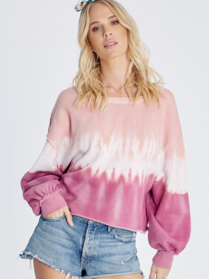 Olivia Sweatshirt | Ruby Dove Dye