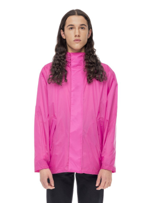 Hooded Windbreaker - Fuchsia