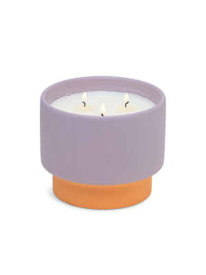 Color Block 16 Oz Candle - Violet + Vanilla