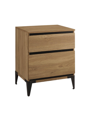 20" 2 Drawer Urban Side Table - Saracina Home