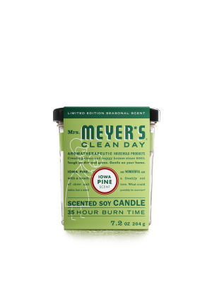 Mrs. Meyer's Clean Day Iowa Pine Large Jar Candle - 7.2oz