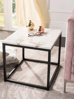 End Table White Gray - Safavieh