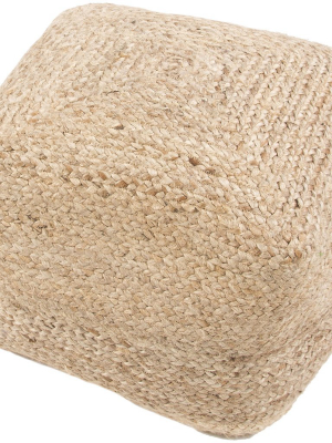 Saba Sangam Beige Pouf